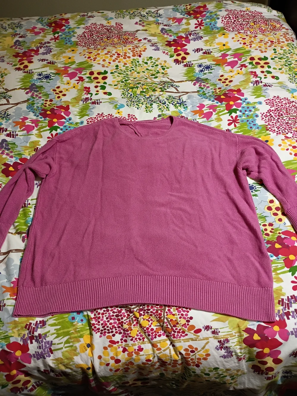 Lululemon Cashlu Crossover Pink Sweater Size XL Cashmere Blend Fabric